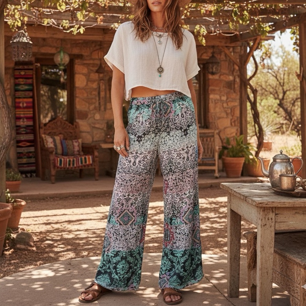 Sundance Feathers by Tolani Veeda Pants